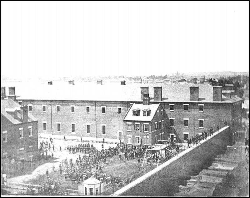 An aerial photograph of the Washington Navy Yard