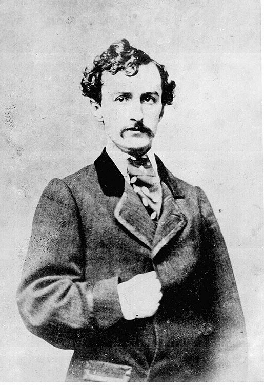 A portrait of John Wilkes Booth